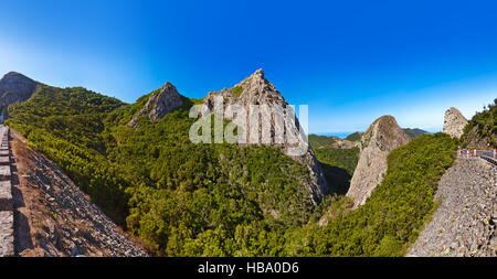 Felsen in Insel La Gomera - Kanarische Stockfoto