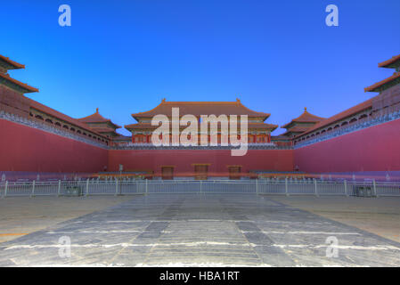 Wumen, Tor der verbotenen Stadt. Peking China Stockfoto