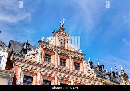 Häuser im Stil der Renaissance-Architektur Stockfoto