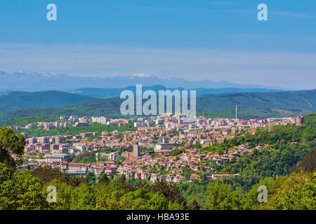 Blick über Veliko Tarnovo Stockfoto