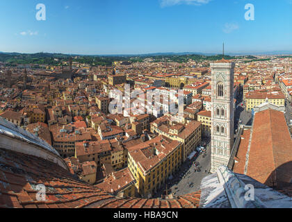 Panorama von Florenz, Italien Stockfoto