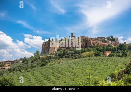 Panoramische Ansicht von Orvieto, Umbrien, Italien Stockfoto