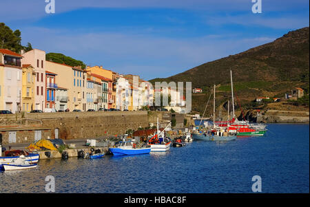 Port-Vendres, Languedoc-Roussillon in Frankreich - Port-Vendres, Languedoc-Roussillon in Frankreich Stockfoto