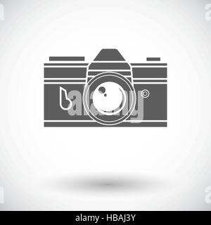 Symbol-Vintage-Kamera. Stock Vektor