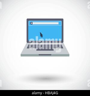 Laptop-Symbol. Stock Vektor