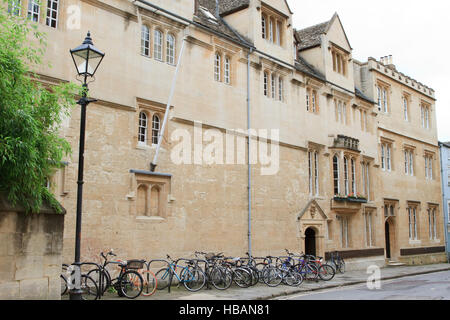 St. Edmund Hall in der Queen es Lane, Oxford, England. Stockfoto