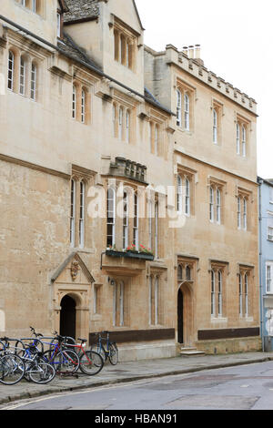 St. Edmund Hall in der Queen es Lane, Oxford, England. Stockfoto