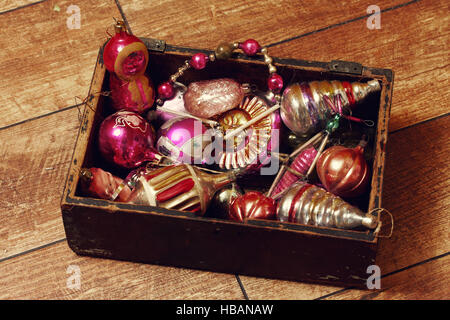 Vintage Christmas Toys Stockfoto