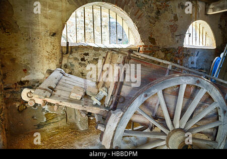 Montevecchio Mine Sardinien Stockfoto