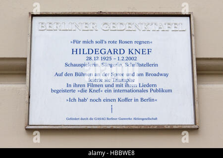 Hildegard Knef Stockfoto