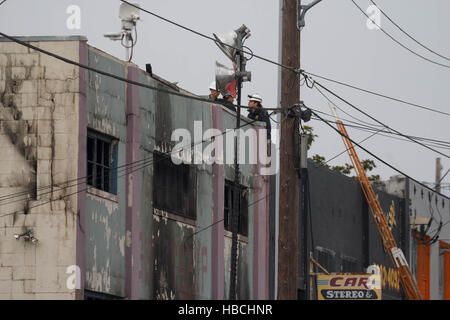 Oakland, USA. 5. Dezember 2016. Ein Blick auf das Geisterschiff-Lager. Bildnachweis: John Orvis/Alamy Live-Nachrichten Stockfoto