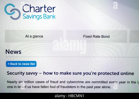 Charta Sparkasse, UK. 6. Dezember 2016. "Charta Savings Bank" gibt Abmahnungen an Kunden nach einer Pause in. Computer mit Menschen finanzielle Details wurden angeblich von ihren Wolverhampton Büros gestohlen. Volkspartei Details wie Name und Adresse können verwendet werden, um Kunden Identitäten zu schmieden und stehlen Geld von ihren Konten. © Cernan Elias/Alamy Live-Nachrichten Stockfoto