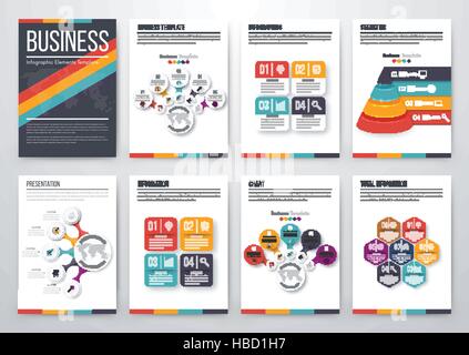 Modernen Infografik-Vektor-Konzept Stock Vektor