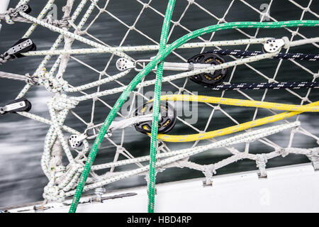 Oman Segeln Trimaran Teilnahme am Kieler Woche. Stockfoto