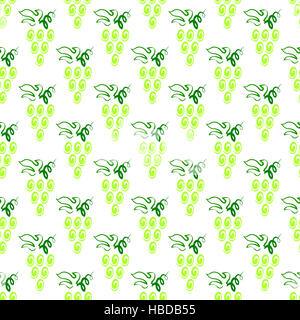 Trauben Seamless Pattern. Stockfoto