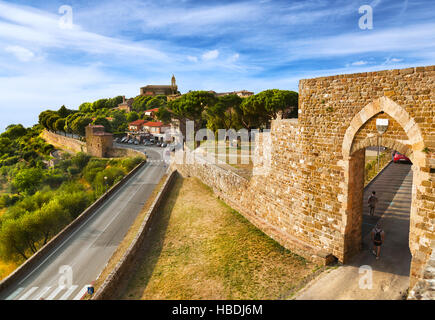 Montalcino, Toskana, Italien Stockfoto