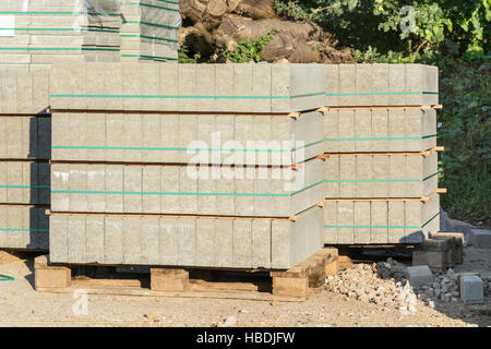 Building Material Pflastersteine Stockfoto