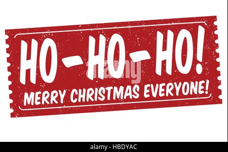 Frohe Weihnachten Grunge Stempel auf weißem Hintergrund, Vektor-illustration Stock Vektor