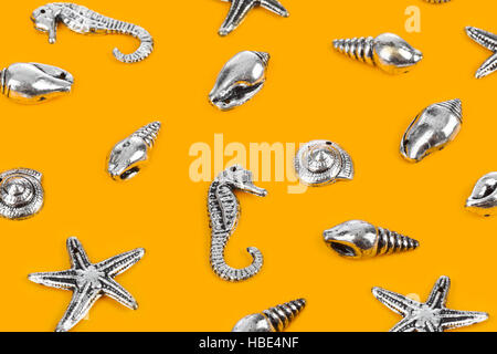 Meer Conches-Strand Hintergrund Stockfoto