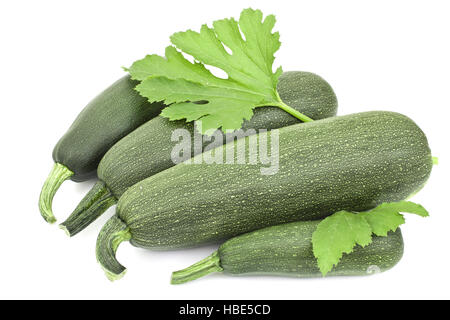 Vier große Zucchini Stockfoto