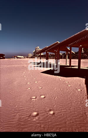 Strand des Mittelmeers Stockfoto