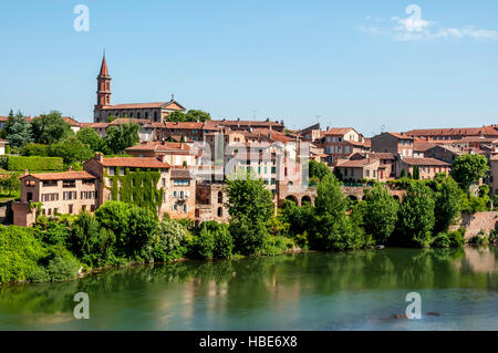 Albi, River Tarn, Département Tarn, Occitanie Frankreich, Europa Stockfoto