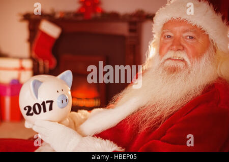 Zusammengesetztes Bild des digitalen Bildes Neujahr 2017 Stockfoto