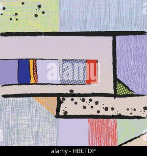 Moderne Kunst abstrakte Malerei Stock Vektor