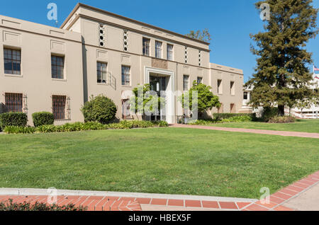 Das County Court House und County Büros (einschließlich Public Works Department) in San Luis Obispo, Kalifornien, USA. Stockfoto