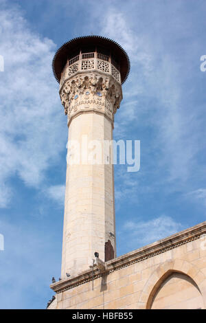 Minarett der Moschee Christian in Gazientep, Türkei Stockfoto