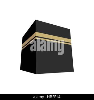 Kaaba Vektor Illustration flaches Design Stock Vektor