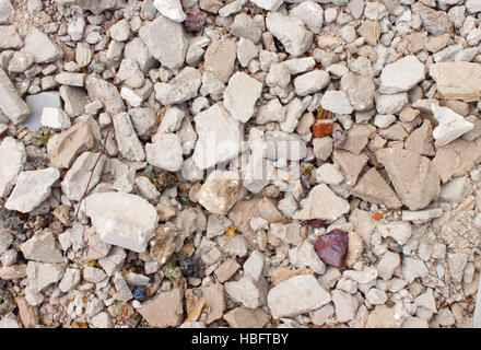 Hintergrund aus Trümmern Stockfoto