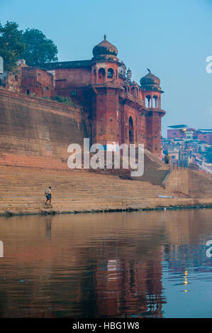 Heilige Stadt Varanasi, Indien Stockfoto