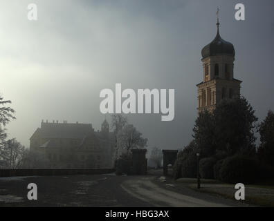 Glockenturm - Schloss Heiligenberg Stockfoto