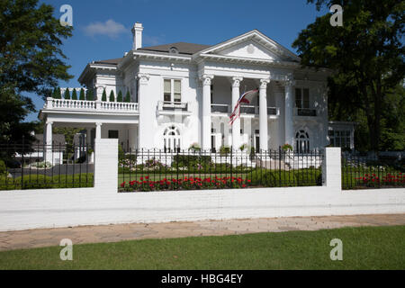 Residenz des Gouverneurs des US-Bundesstaat Alabama. Villa in Montgomery, Al. Stockfoto