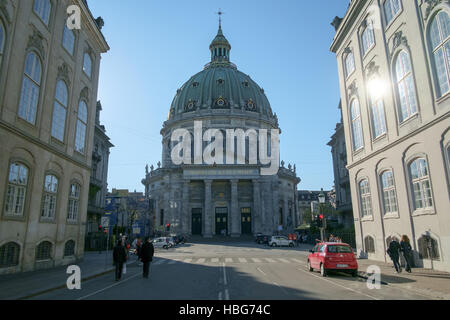 Frederiks Kirke (Fredrik Kirche) in Kopenhagen, Dänemark. Stockfoto