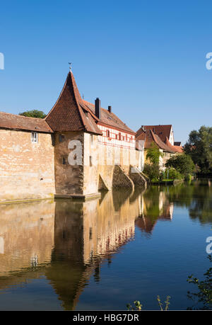 Wälle, Seeweiher, Weißenburg, Mittelfranken, Franken, Bayern, Deutschland Stockfoto