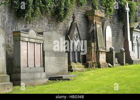 Alter Friedhof in Glasgow, Scotland, UK Stockfoto