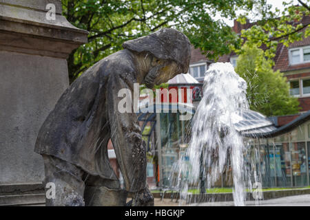 Fürbringer Brunnen in Emden, Ostfriesland Stockfoto