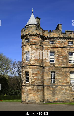 Holyrood Palace in Edinburgh, Schottland Stockfoto