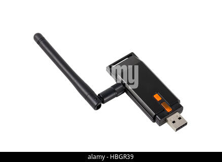 Wi-Fi-Wireless-USB-Adapter Stockfoto