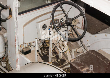 Alter Traktor, Detail. Stockfoto