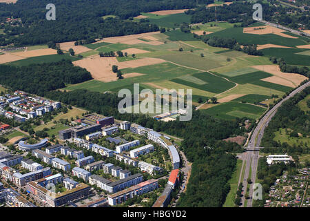 Freiburg, Stadtteil Rieselfeld Stockfoto