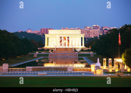 Abraham Lincoln Memorial in Washington, DC Stockfoto