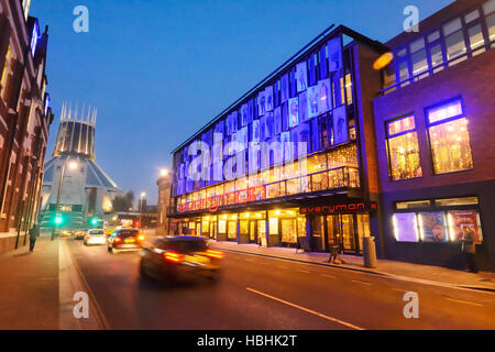 Die renovierten Everyman Theatre in der Hope Street in Liverpool. Stockfoto