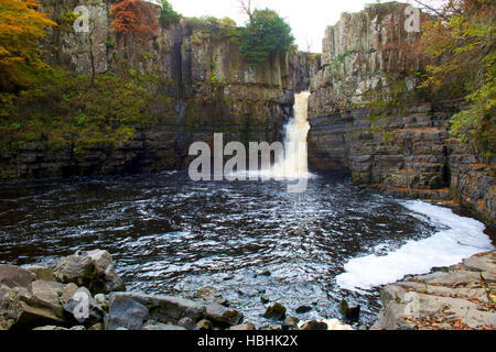 High Force Waterfall Middleton-in-Teesdale Co Durham Stockfoto