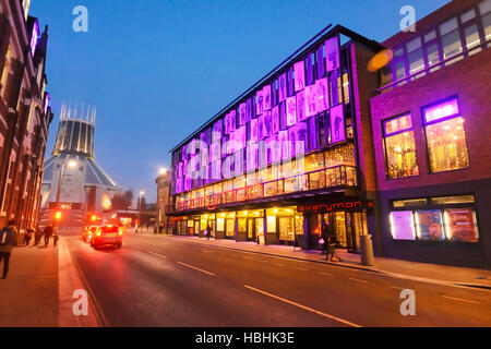 Die renovierten Everyman Theatre in der Hope Street in Liverpool. Stockfoto