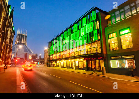 Die renovierten Everyman Theatre in der Hope Street in Liverpool. Stockfoto