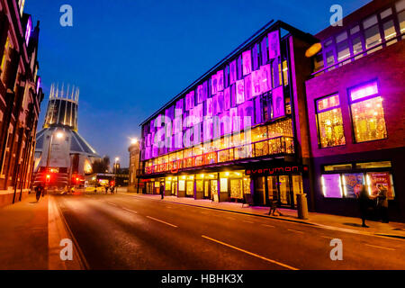 Die renovierten Everyman Theatre in der Hope Street in Liverpool. Stockfoto