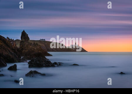 Howth Leuchtturm bei Sonnenaufgang Stockfoto